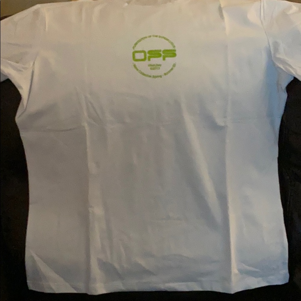 COPY - Off white T-shirt white yellow and green